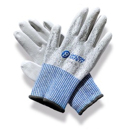Dalton Safety Pair Of XL Cut Resistant Level 3 Work Gloves, HPPE Knitted Cuff, PU Coated Palm & Fingertips. Perfect For General Duty, Gardening, Glass Cutting & Sheet Metal Handling