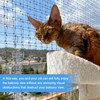 PORFOYO Cat Net for Balcony, 8 x 3 m, Balcony