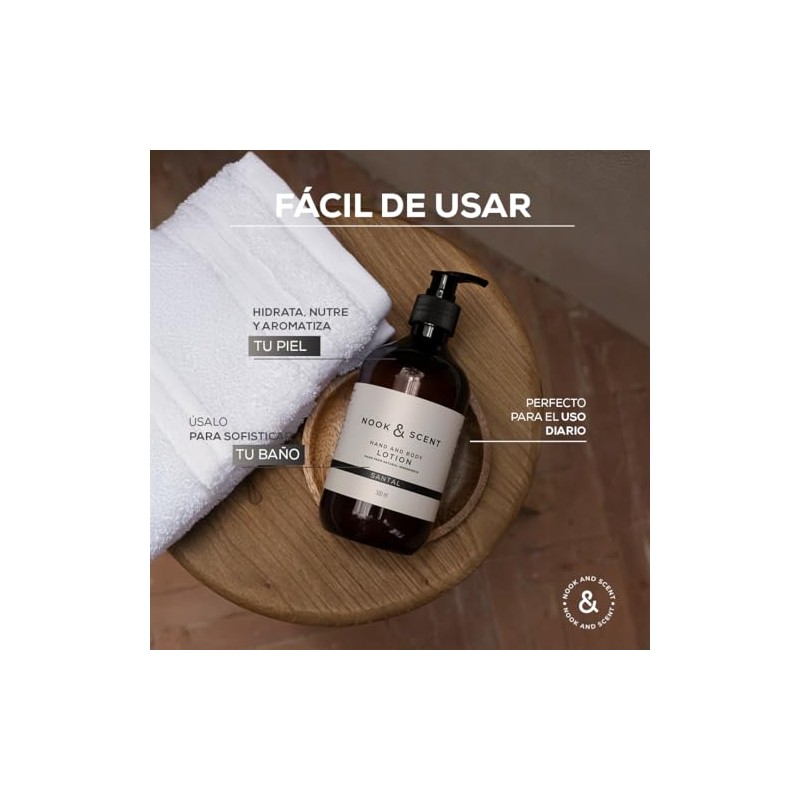 Crema Hidratante Corporal y de Manos Santal 500 ml |