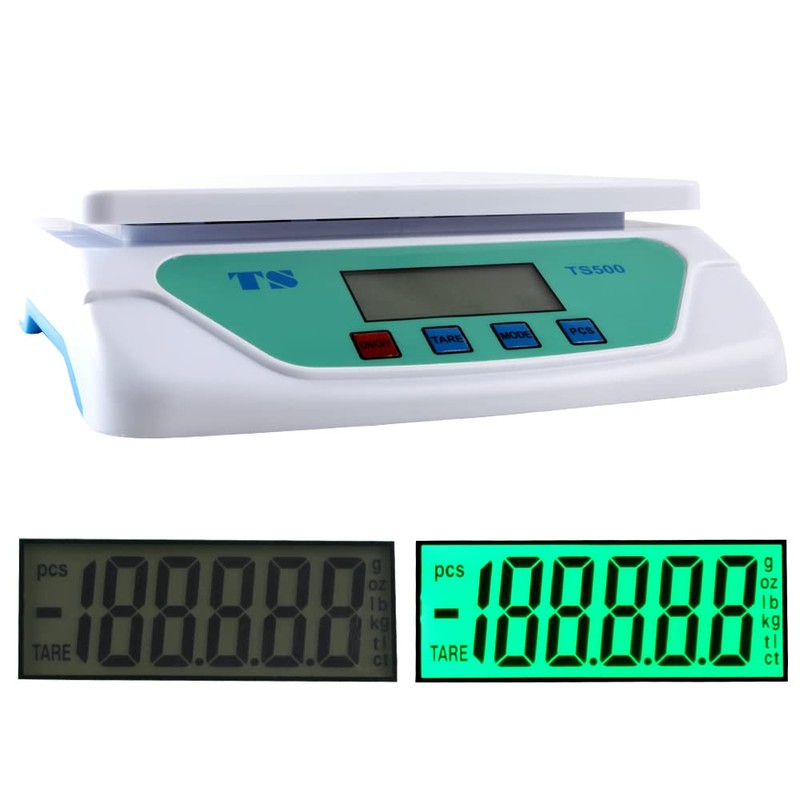 Postal Scale Shipping Scale, Accurate Digital 30kg 66lb/1g 0.1oz Back-Lit