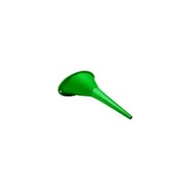 MIDWEST CAN 3605 MINI SUPER FUNNEL, Round; 4-3/4 Inch Diameter x 4-3/4 Inch Height; 1 Pint Capacity; Green; Polypropylene; With Long Offset Spout