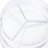 KING SCIENTIFIC CT-XF9T-BOVP 94MM 3 COMPARTMENT TRIPLE VENT PLASTIC PETRI