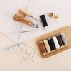 23pcs Sewing Awl Kit, Leather Stitching Awl Tool Sewing Repair