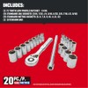 CRAFTSMAN Mechanics Tool Set, 1/4 Inch Drive, 20 Piece (CMMT12108)