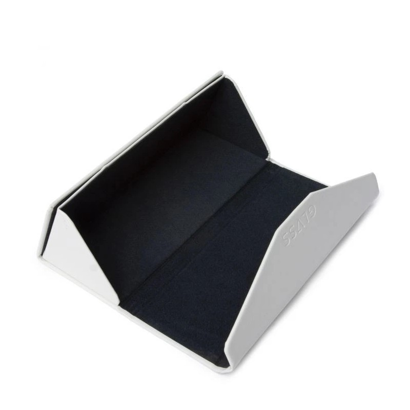 GLVSS Brand 'The Flirt' Rectangle Cat Eye Sunglasses White Frame