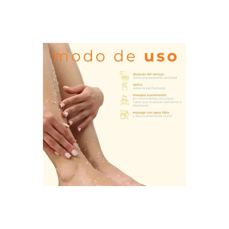 Azúcar Exfoliante Bcl Spa Mandarina Mango Manos Y Pies 454gr