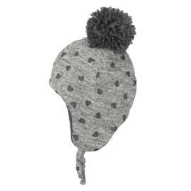 Sterntaler Inca Bobble Hat, Grey (smoke grey 566)