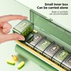 GAONLY Moisture-Proof Weekly Pill Organizer, BPA Free Travel 7 Day