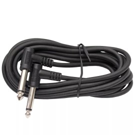 YOVUS 10 ft foot Right angle 90 degree 1/4 guitar to effects pedal patch cable cord