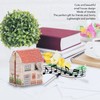 Metal Music Box Cute Exquisite Small House Design Mini Portable