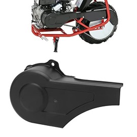 Mini Bike Clutch Cover, Chain Guard Cover Plastic Clutch Cover Drive Chain Clutch Cover Replacement for Coleman CC100X CT100U