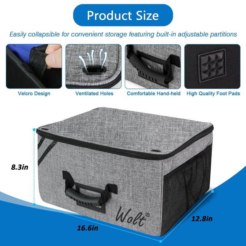 WOLT | Golf Trunk Organizer-Collapsible & Foldable Golf Travel Bag,