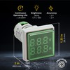 LED Voltage Display Panel Mount Volt Amp Meter, AD101-22VAMS 22mm