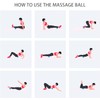 Hard Peanut Massage Ball, Double Lacrosse Massage Ball. Deep Tissue