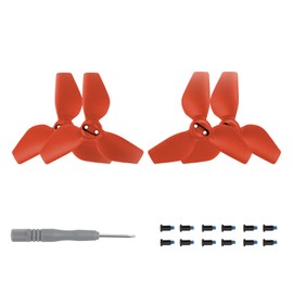 DGBAY DJI Neo Propellers for Drone,2 Pairs Propellers with Screws Quick Release Blades 2016S Props Compatible with DJI NEO Accessories (Red)