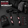 3-in-1 Weightlifting Straps for Grip Support – Padded Wrist, Ankle