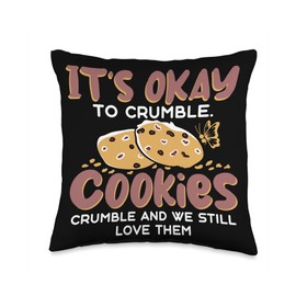 Cookies Crumble - Depression Mental Health Awareness Throw Pillow