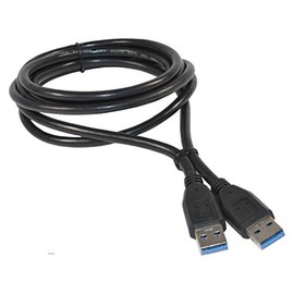 HQRP 6ft USB 3.0 Type A Male to Male (M/M) Extension Cable Data Transfer Cord