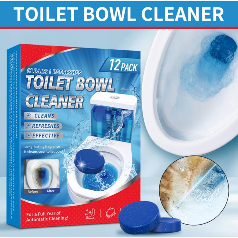 NiTa HyHy Automatic Toilet Bowl Cleaner Tablets,Put in the Toilet