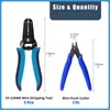 Glarks 3Pcs Wire Stripping Tool and Wire Flush Cutter Set,
