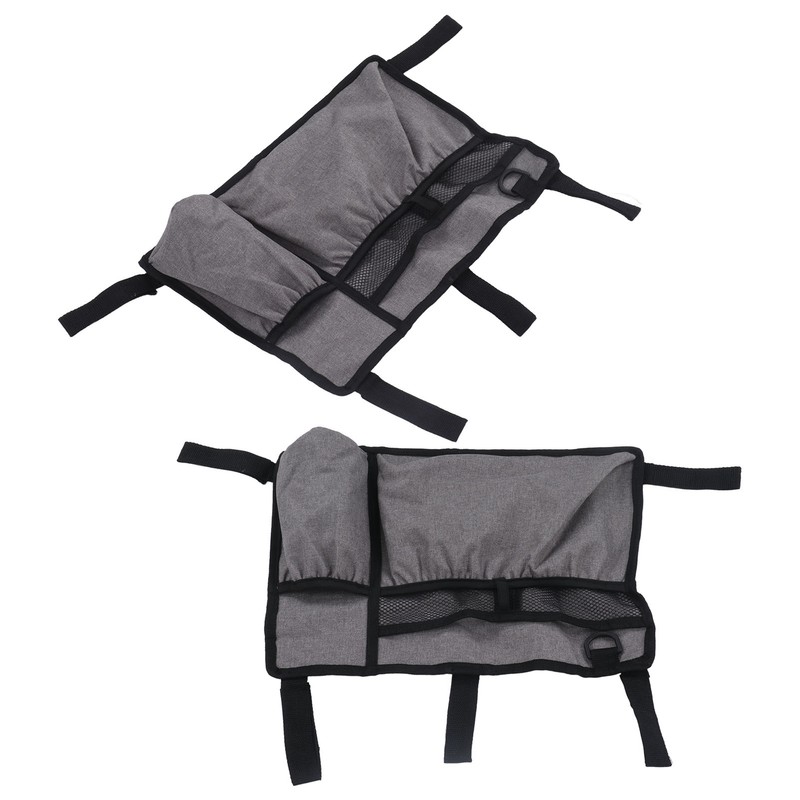Multi Pocket Oxford Cloth Walker Storage Bag Wheelchair Side Hanging