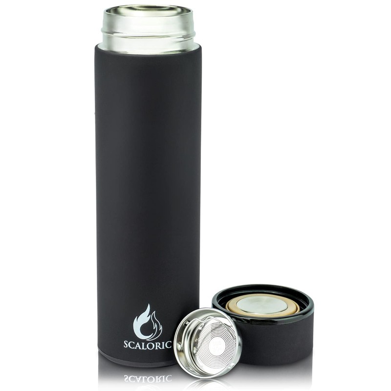 Tea Bottle with Strainer to Go, 400 ml: High-Quality Stainless