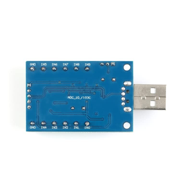 JESSINIE 10-Channel ADC Data Acquisition Module 12Bit AD Sampling Module