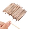 Kingsie Orange Wood Sticks 100 Count Sweetskin Pushers Sweet Skin