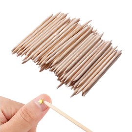 Kingsie Orange Wood Sticks 100 Count Sweetskin Pushers Sweet Skin Nail Art