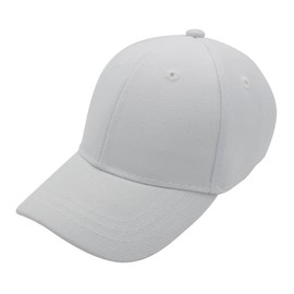 Gorra de béisbol para bebé, 100% resistente, de poliéster, Blanco, Talla única