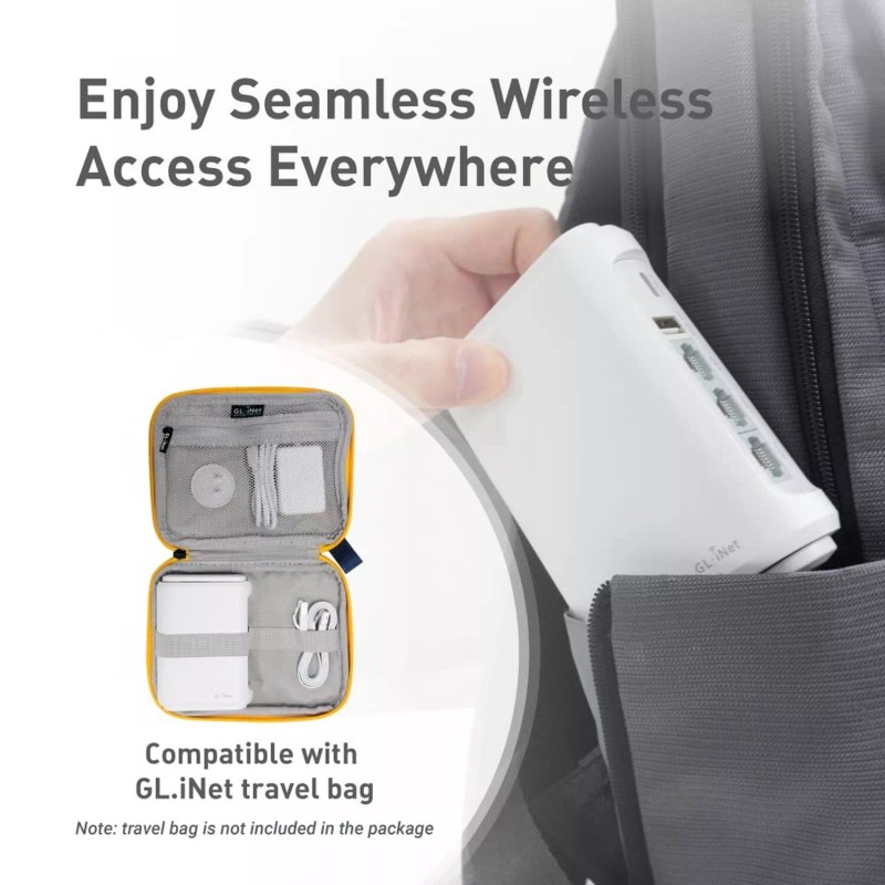 GL.iNet GL-SFT1200 (Opal) Secure Travel WiFi Router – AC1200 Dual