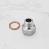 eMagTech 2pcs M12x1.5 Male to 1/8NPT Female Oil Water Pressure