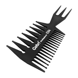 Gabri Wide Tooth Comb for Curls - Versatile Hair Comb for Men & Women - Ideal for Styling Wavy, Curly, and Thick Hair - Perfect Detangling Comb (3in1 Detangling Wide Tooth & Pin Lift)