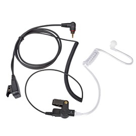 HYS 1-Wire Surveillance Earpiece/Headset Clear Acoustic Coil Tube Earbud Audio Kit for Motorola SL300 SL7550 SL7580 SL7590 SL4000 SL3500e SL1K SL1M 2 Way Radios, Security Walkie Talkie Earphone