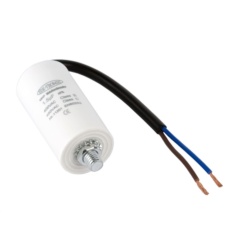 Starting Capacitor, Motor Capacitor, Working Capacitor, Cable 1.5 μF, 450