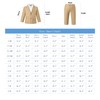 SANGTREE Conjunto de traje de caballero para niños, 3 meses