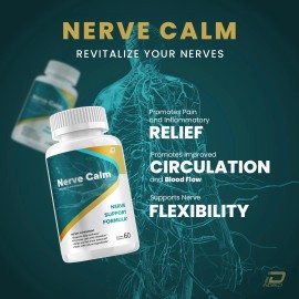 Nerve Calm (2 Pack) Nerve Calm Capsules – NerveCalm All Natural Glycogen Support