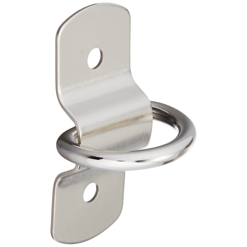 Nissa Chain P-10140 Nickel D-Ring & Can Seat 0.8 inches