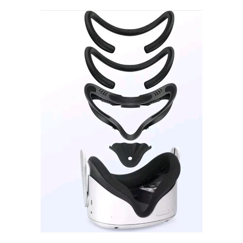 VRCover Foam Replacement Set for Meta/Oculus Quest 2 Standard Edition