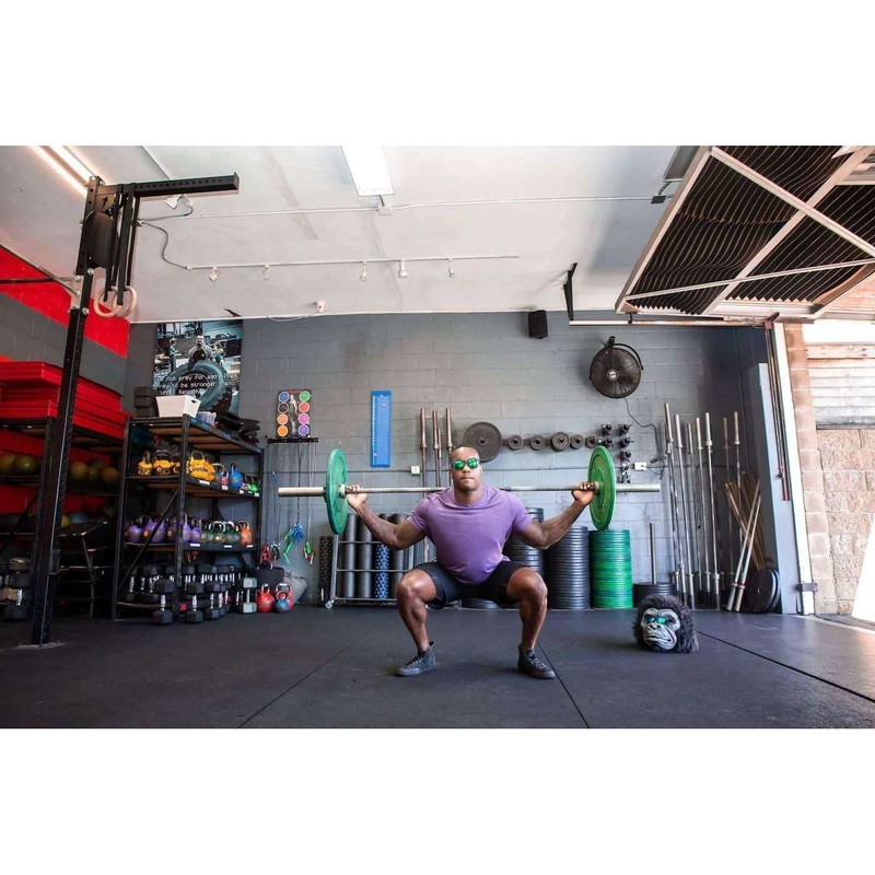 Goodr - Gafas de sol para correr (Silverback Squat Mobility)