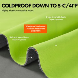 Vgo... Winter Work Gloves Touchscreen, Thermal Working Men Gloves for Construction Freezing Warehouse Light Duty, 1 pair