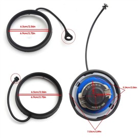 Fuel Cap Tank Cover Line Compatible with Benz W203 W204 W205 W213 X204 W169 W176 W245 W246 W211 W212 W220 W221 W222 Car Accessories (Colour: Old Model)