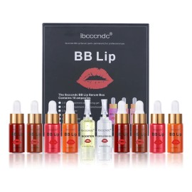 Sérum Para Labios Ibcccndc Bb, 8 Frascos, 5 Ml, 3 Colores