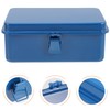 Large Metal Lock Tool Box : Housoutil Portable Tool Box