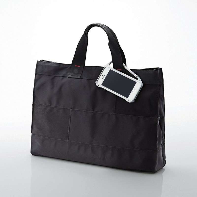 ELECOM iPhone5 5s用カラビナバンパーケース シルバー 保護フィルム付 PS-A12ALBKSV