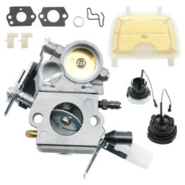 Hoypeyfiy 1139 120 0619 Chainsaw Carburetor Kit, Chainsaw Carburetor Rebuild Kit Replacement for Stihl MS171 MS181 MS211 MS211C, Replaces 1139 1207 100 1139 1200 612 C1Q-S269