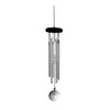 Woodstock Chimes Wind Chimes, Wood, Silver, 16"