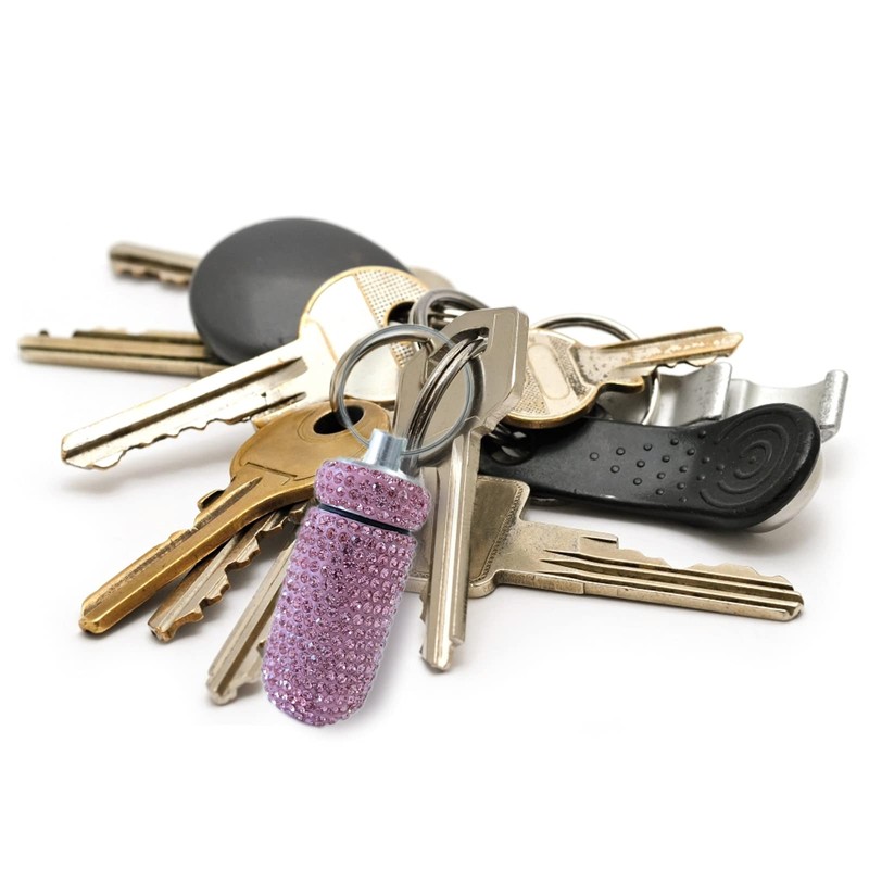 Hoshisea Mini Storage Box, Airtight, Cosmetic Organiser, Waterproof Key Chain,