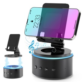 Dad Men Him Husband Gifts from Daughter Son Wife, Cell Phone Stand with Wireless Bluetooth Speaker, Tech Gadget Adjustable Detachable White Noise Sound Machine Dad Christmas Xmas Birthday Gifts