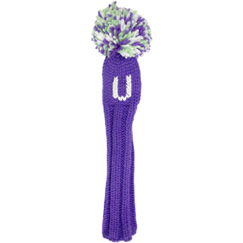 Jan Craig 2017JCLMWU Head Cover Handmade Headcover Utility Lilac/Meadow/White 2017JCLMWU